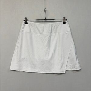 IBKUL Women Golf Tennis Active Skort Size Medium White Quick Dry D046 -24